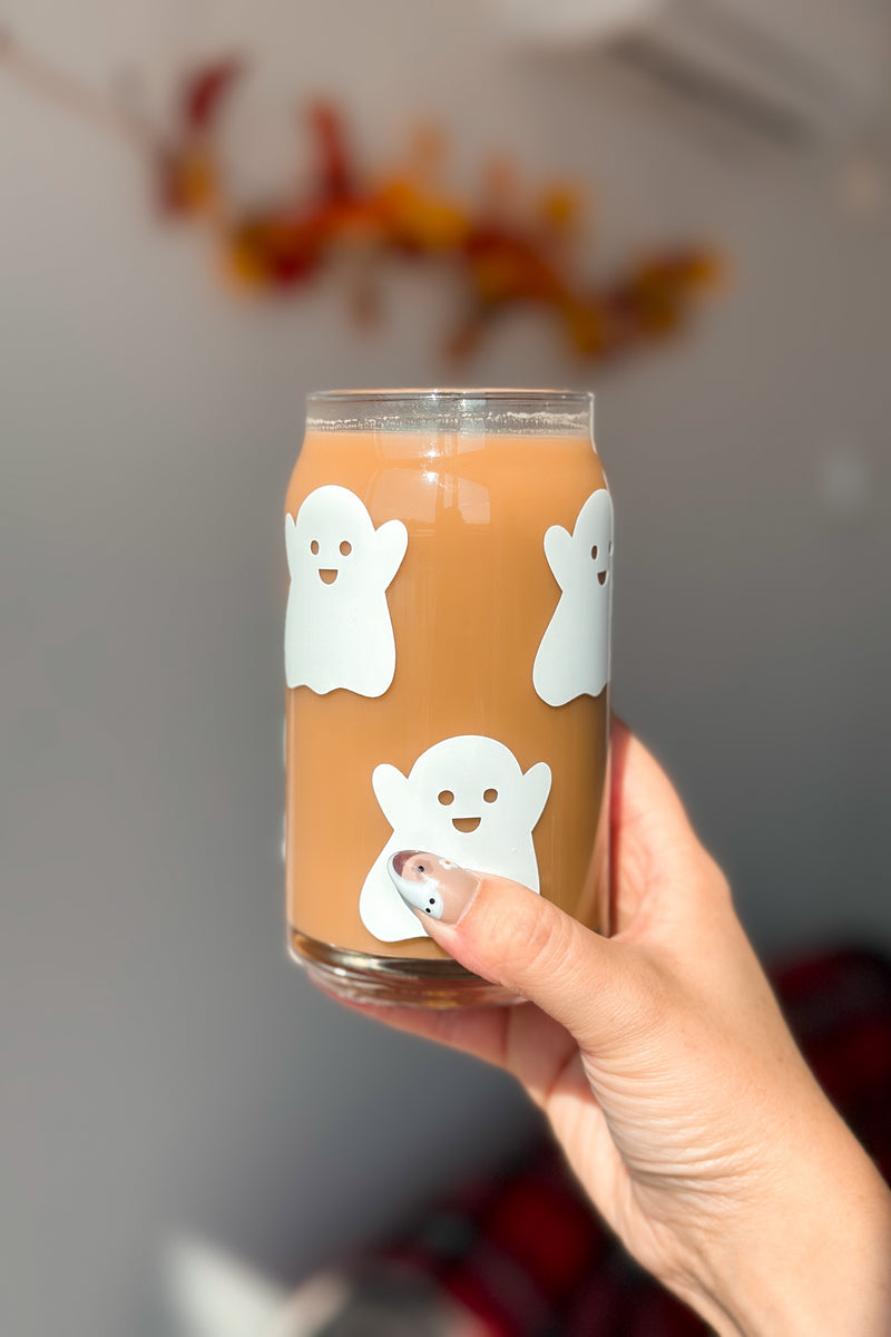 Ghosties 16 oz Can Glass Cup