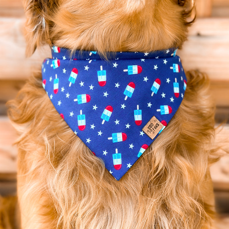 "Patriotic Pupsicles" Bandana