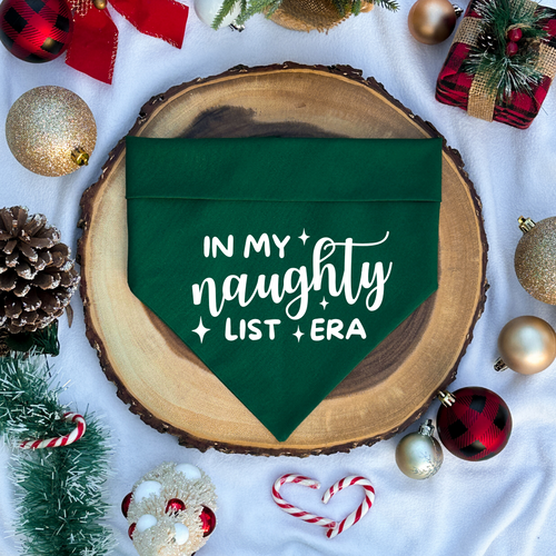 "In My Naughty List Era" Bandana