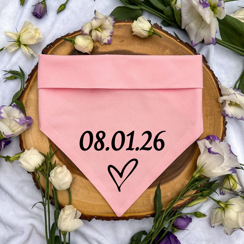 "Custom Save the Date" Bandana
