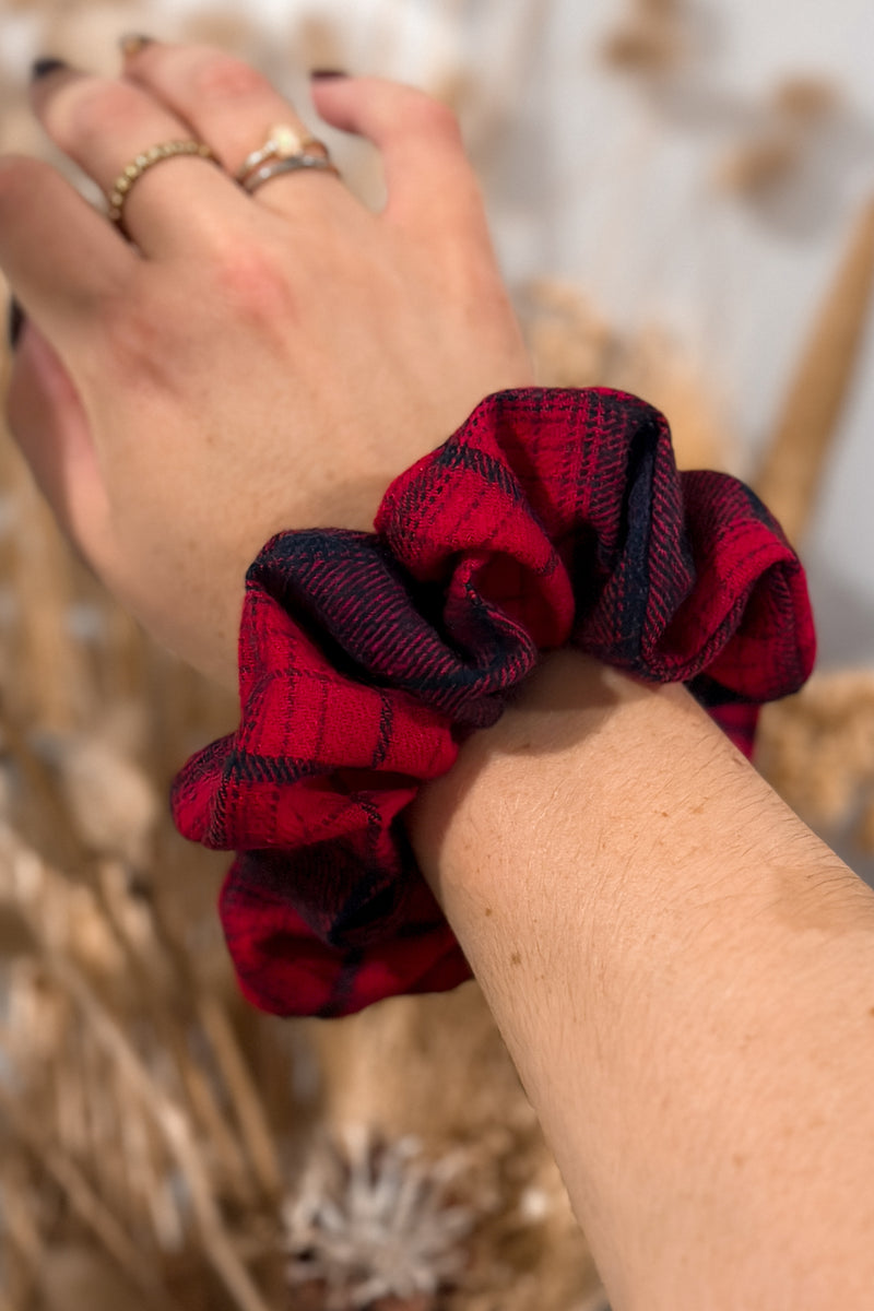 "Lumberjack Plaid" Scrunchie