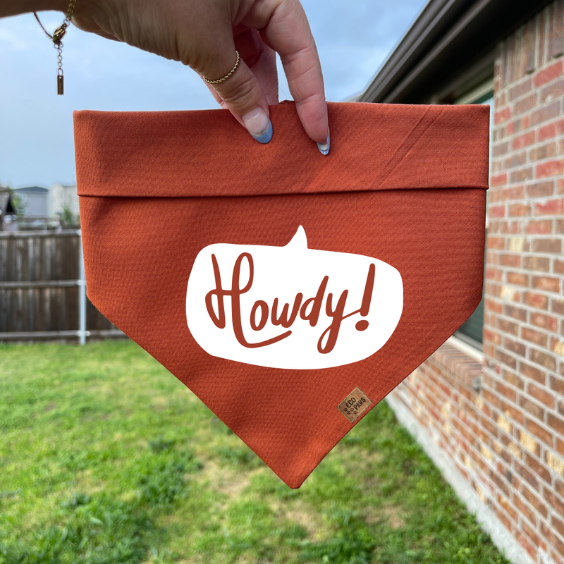 "Howdy!" Bandana