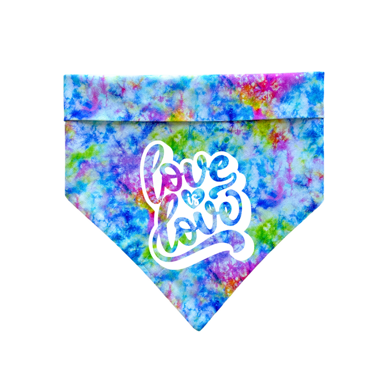 "Love is Love Tie Dye" Bandana