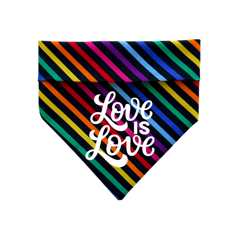 "Love is Love Stripes" Bandana