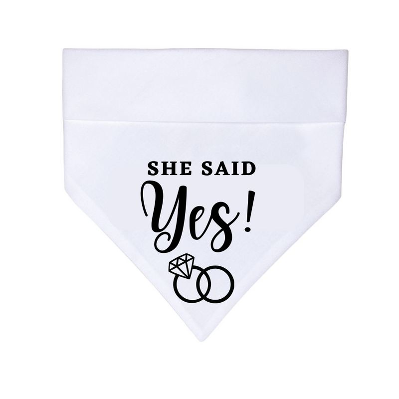 "She Said Yes!" Bandana