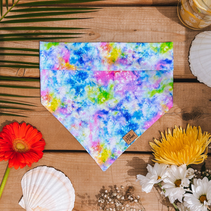 "Blue Tie Dye" Bandana