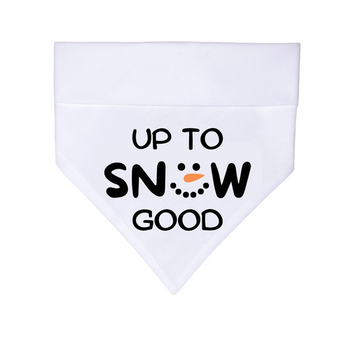 "Up to Snow Good" Bandana