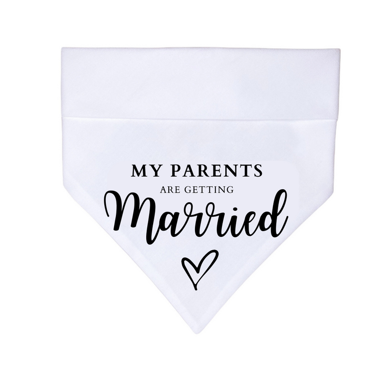 "My parents are getting married" Bandana