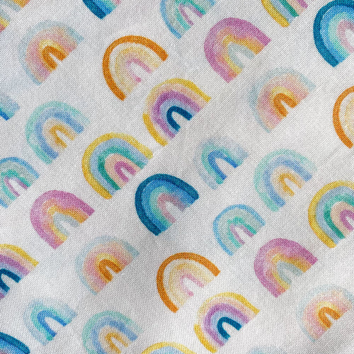 "Watercolour Rainbows" Scrunchie