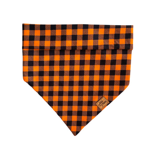 "Halloween Plaid" Bandana