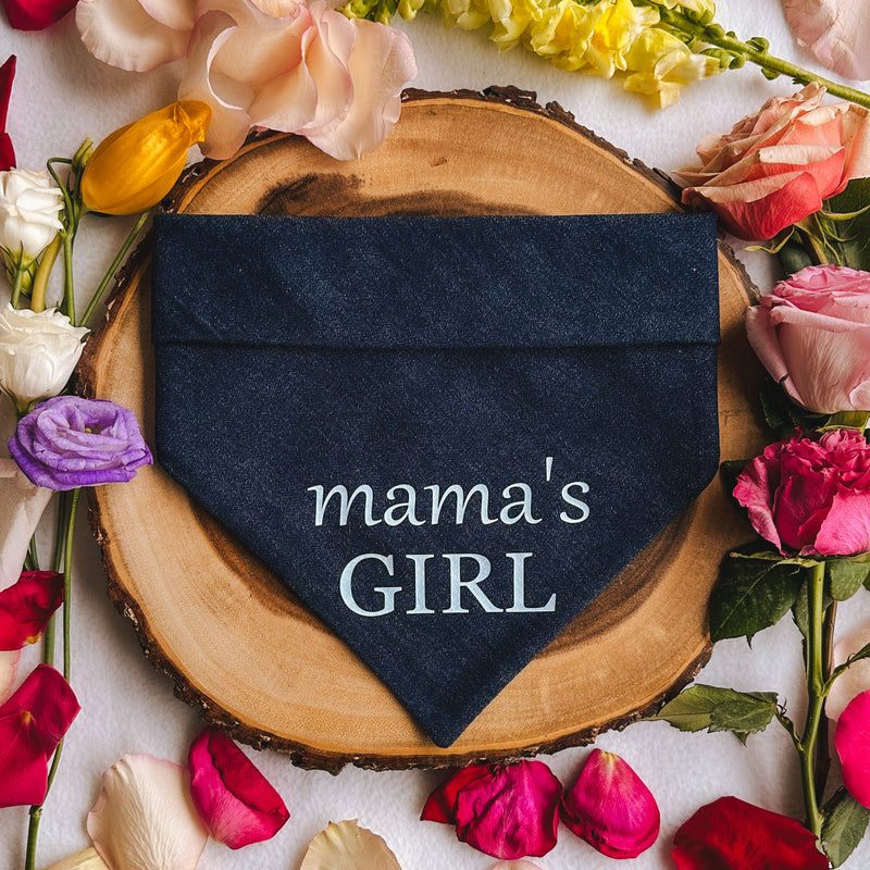 "Mama’s Girl Denim" Bandana