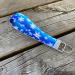 Snowflake Wristlet Keychain