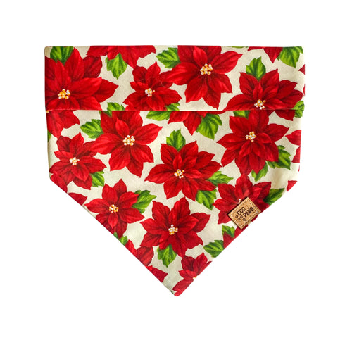 “Poinsettia" Bandana