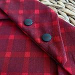 "Classic Red Plaid" Bandana