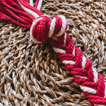 Canada Day Macrame Braid Dog Toy