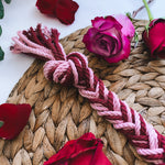 Lover Macrame Braid Dog Toy