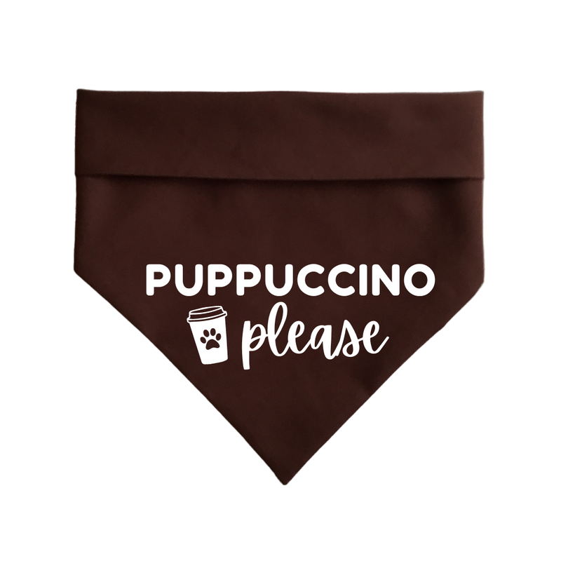 "Puppuccino Please" Bandana